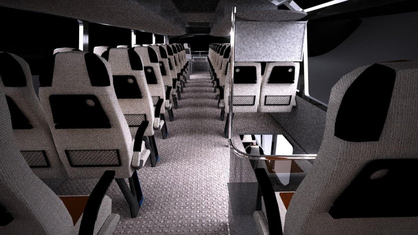 Neoplan Skyliner n122 салон