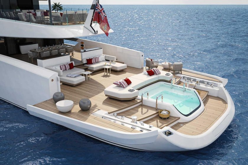 Яхта палуба