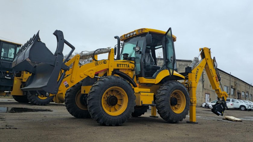 Экскаватор погрузчик равноколесный