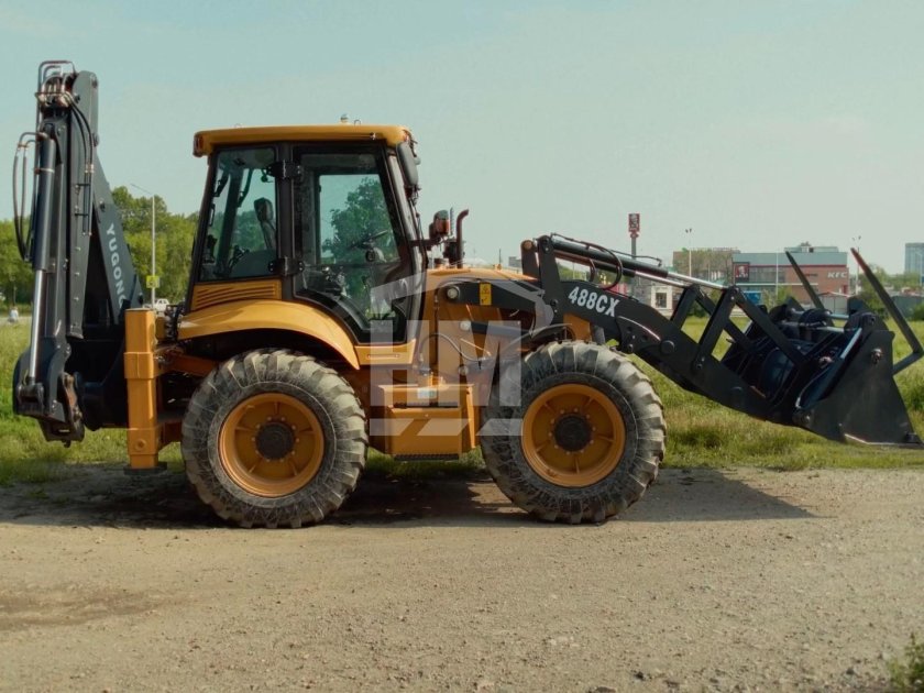 Экскаватор погрузчик джон дир