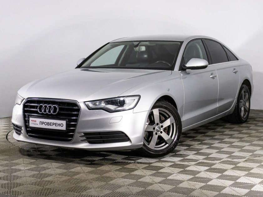 Серый audi a6 iv (c7) 2.8 cvt (204 л.с.) с пробегом
