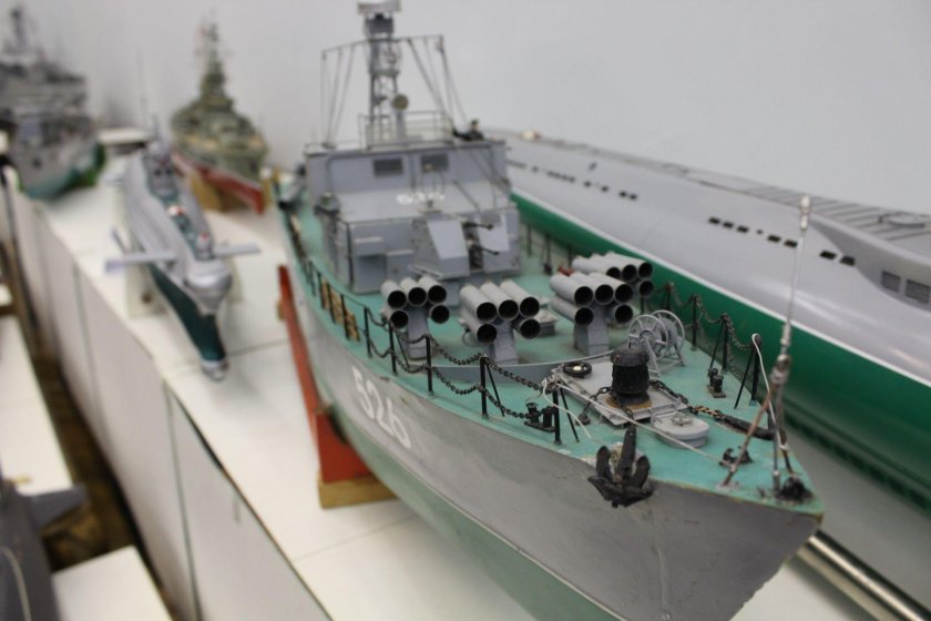 Выставка моделей кораблей