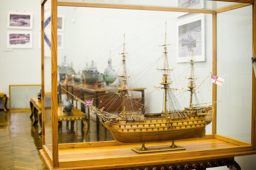 Выставка моделей кораблей