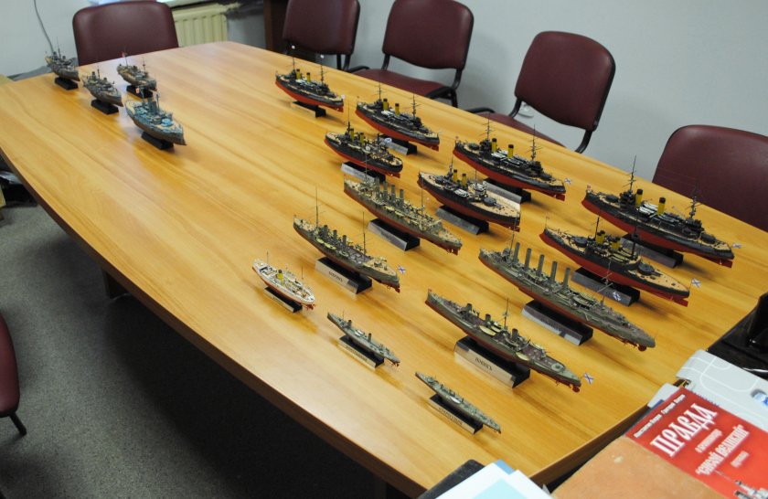 Выставка моделей кораблей