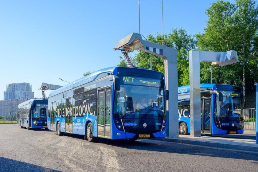 Электробус в москве