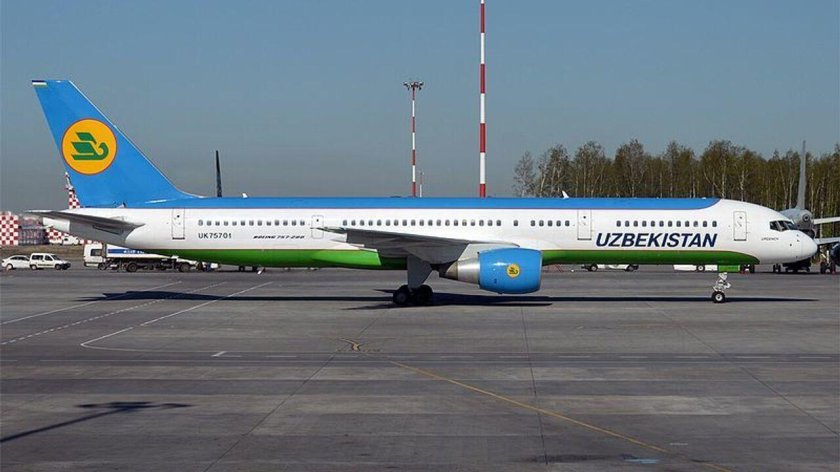 Boeing 757 Узбекистан