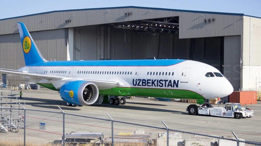 Боинг 787-9 Uzbekistan Airways