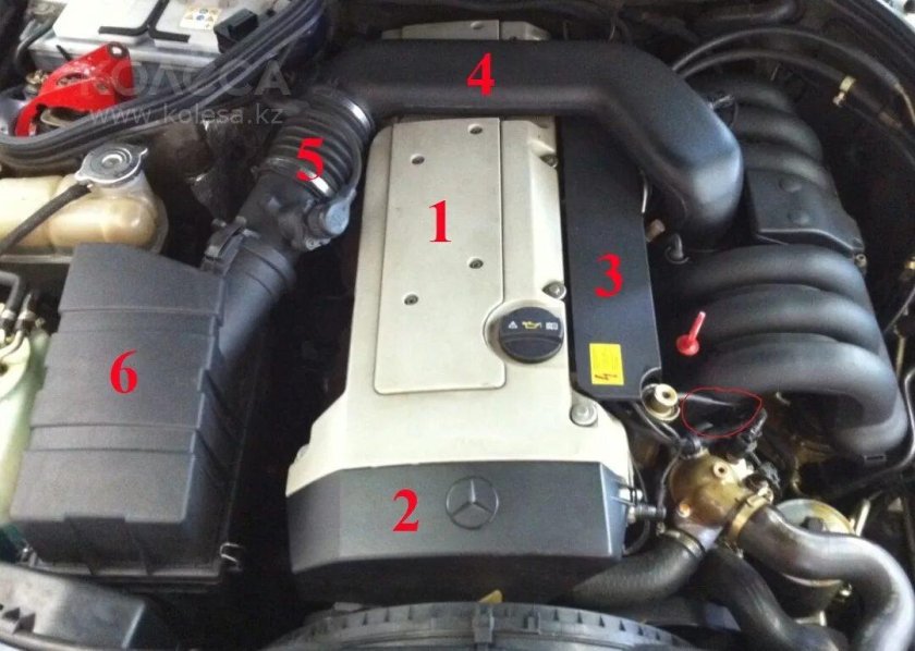 104 Мотор Мерседес 3.2