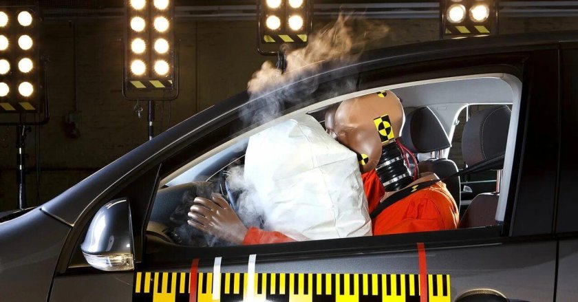 Подушка безопасности краш тест