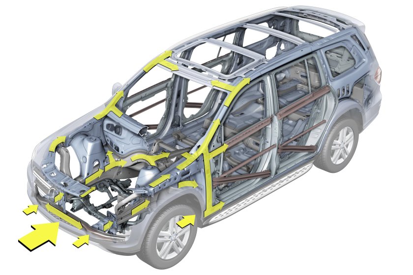 Рама кузова Мерседес x164