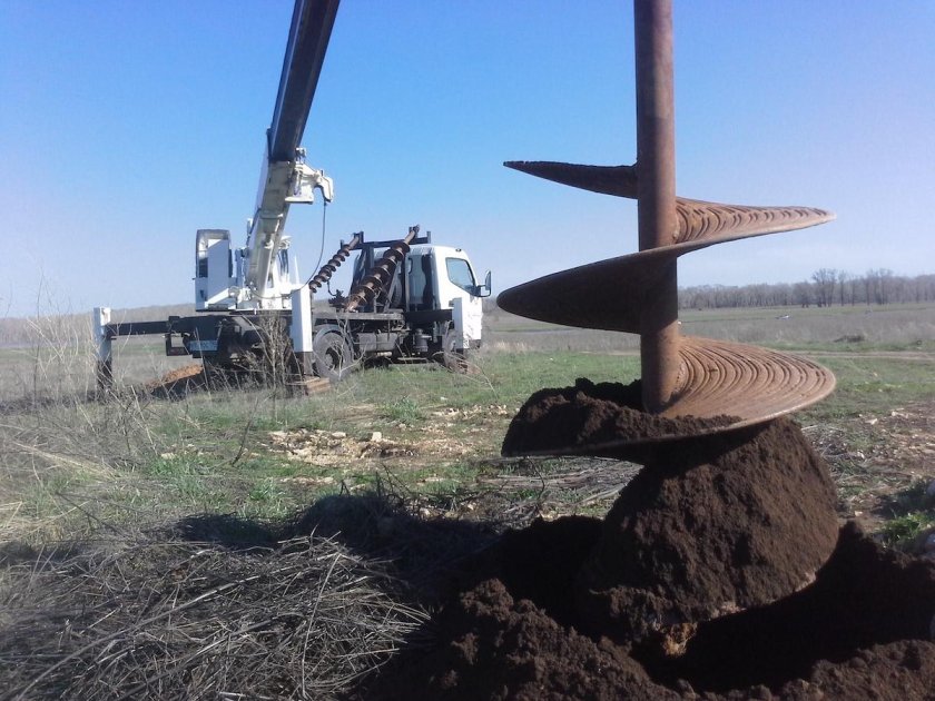 Бурение под опоры ЛЭП