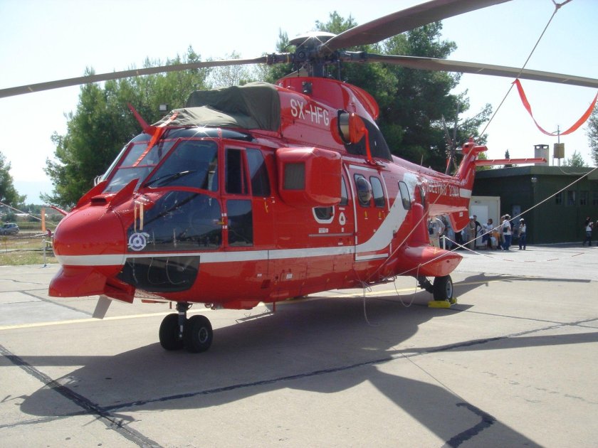 Вертолет super Puma Грузия
