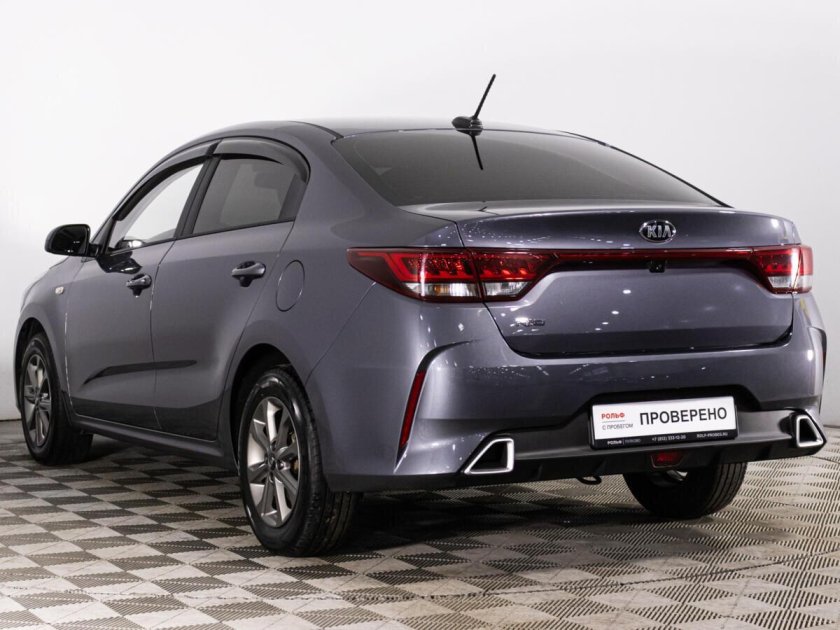 Киа Рио 4 серая