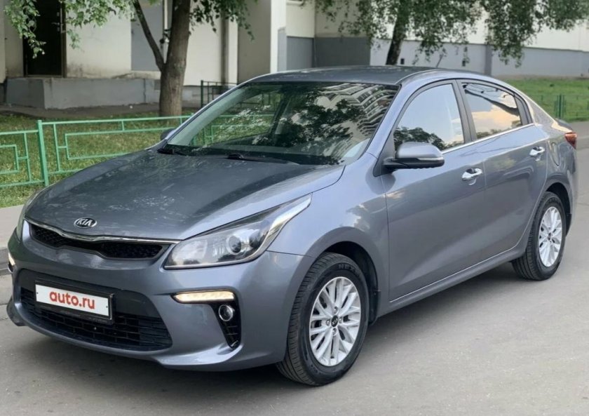 Kia Rio 2017 серая