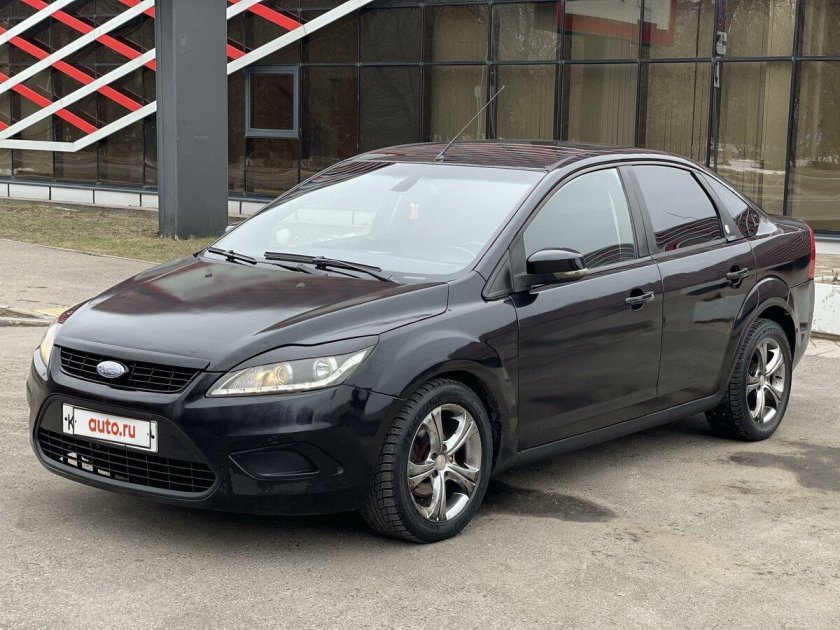Форд фокус 2 рестайлинг седан черный
