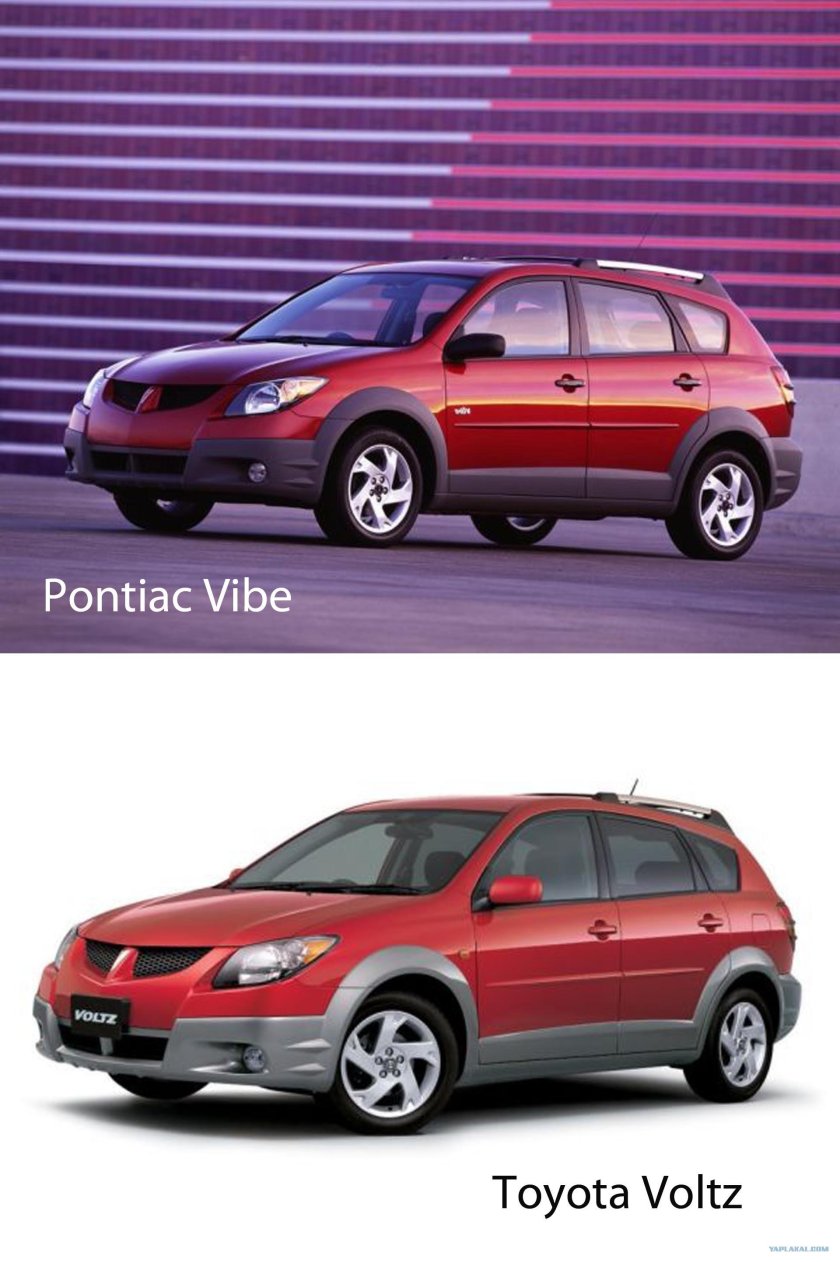 Pontiac Vibe Toyota Voltz
