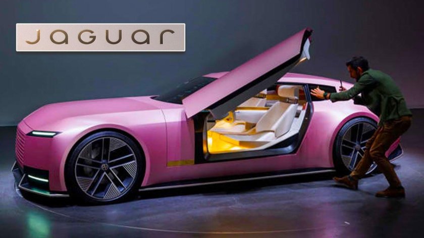 Новый ягуар розовый
