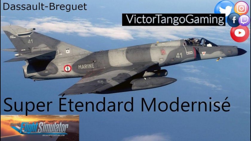 Dassault "super Etendard", истребитель