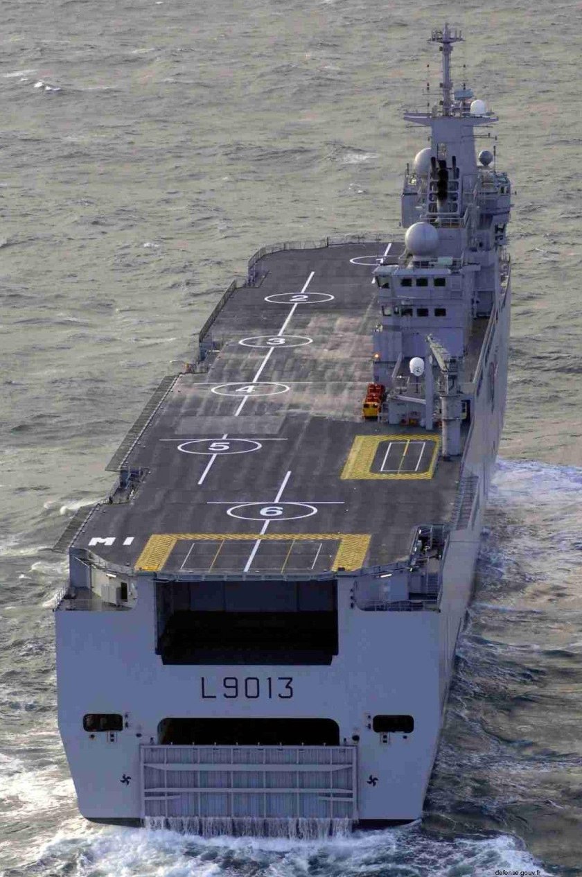 French ship Mistral l9013