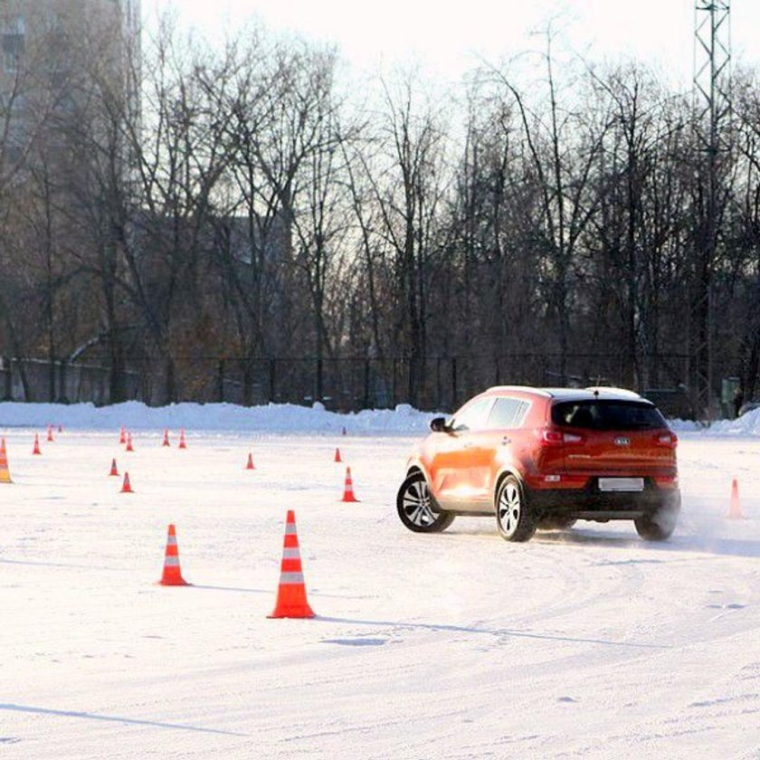 Автошкола зимой