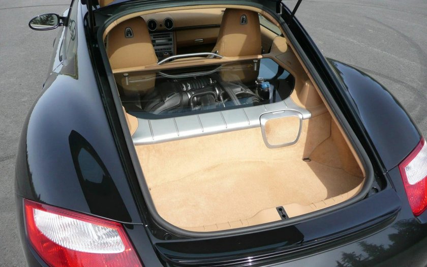 Porsche Cayman s 2005 багажник