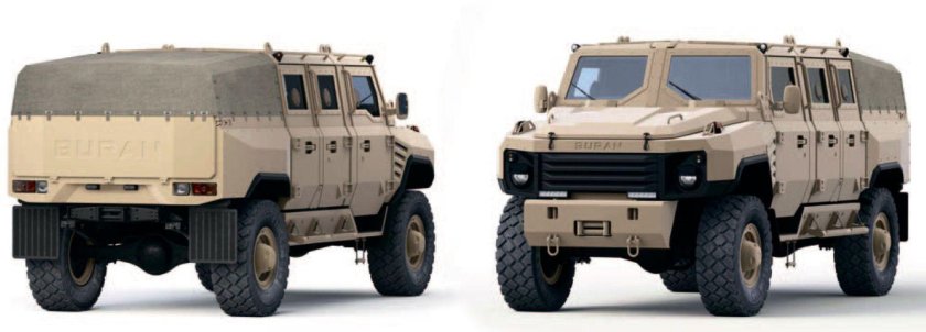 Бронированный автомобиль Buran apc10