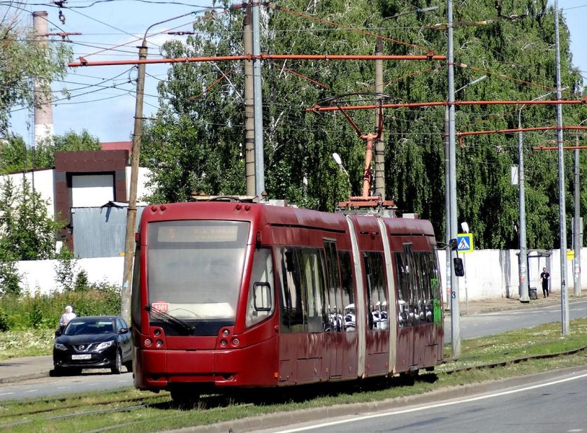 Трамвай бкм 84300м казань