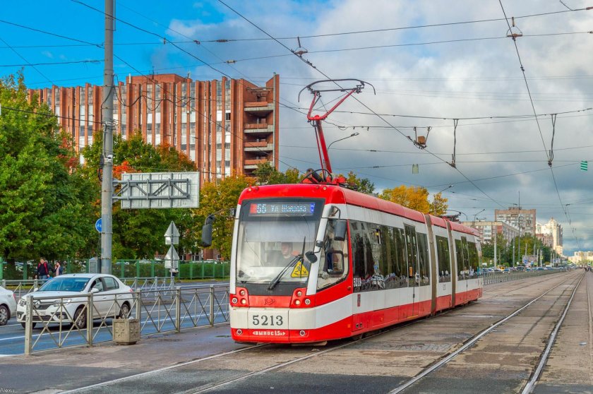 Трамвай 55 санкт-петербург