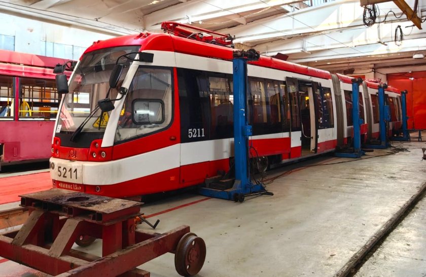 Трамвай витязь м в санкт-петербурге