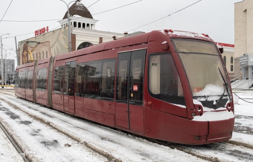 Трамвай бкм 84300м казань