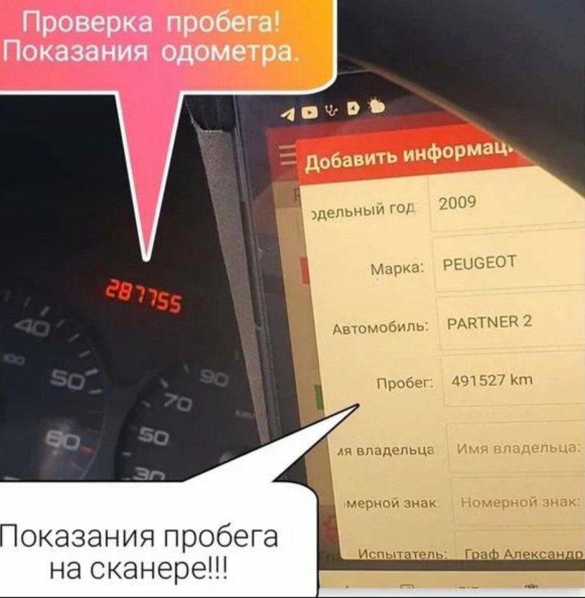 Проверка пробега