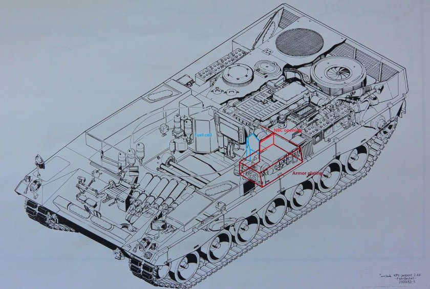 Леопард 2 а 4 чертеж