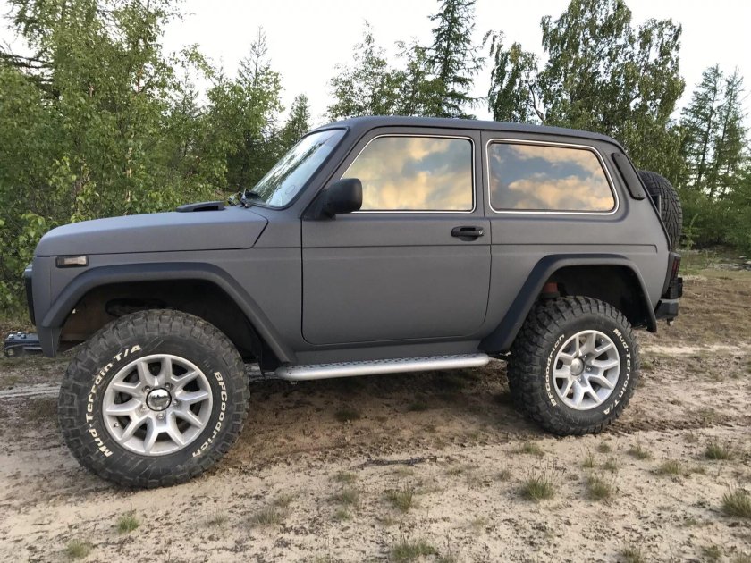 Нива в цвете Раптор серый