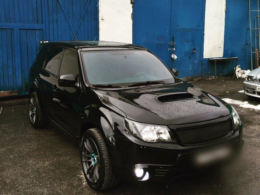 Subaru Forester 2008 черный