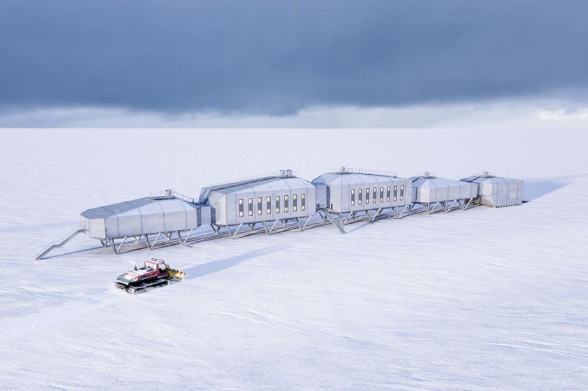 Новый зимовочный комплекс станции Восток