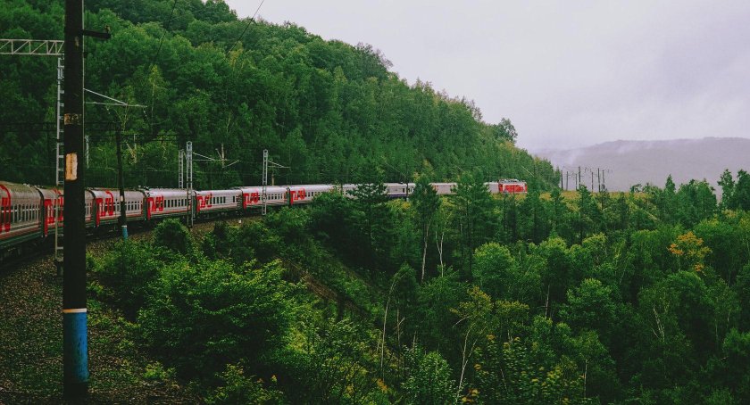 Транссибирская магистраль на Дальнем востоке