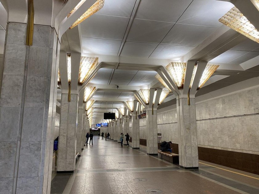 Минский метрополитен станция площадь Победы