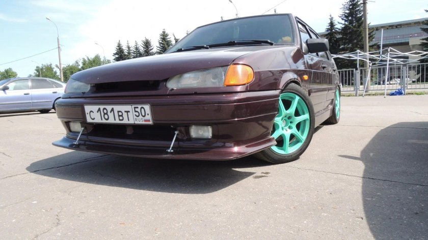 Передний сплиттер ВАЗ 2114