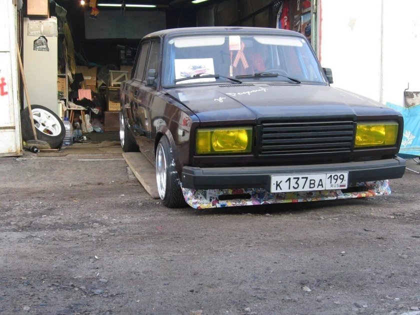 Губа вихур на ВАЗ 2107