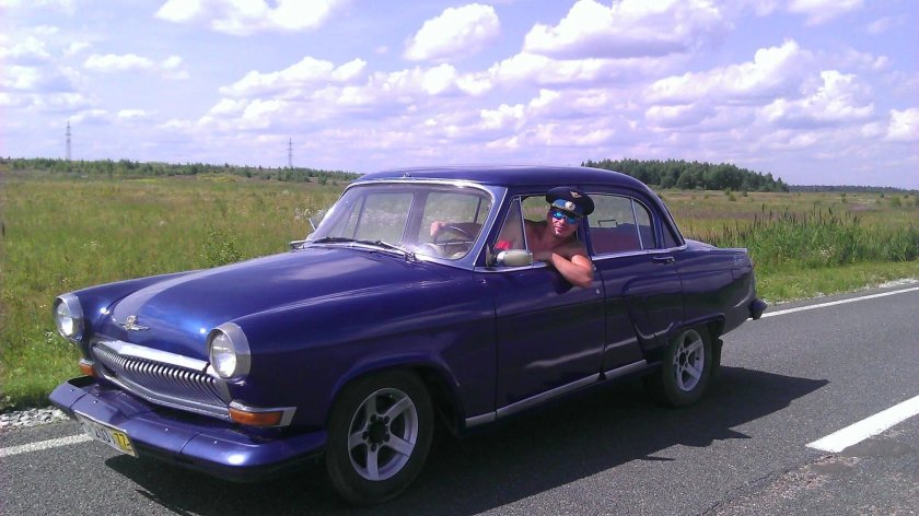 ГАЗ 21 синяя
