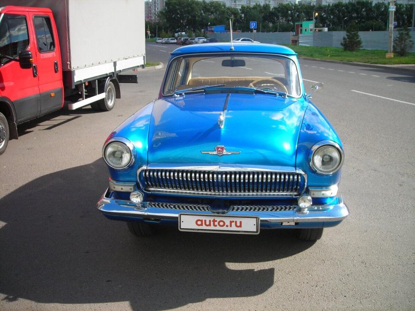 Газ 21 голубая