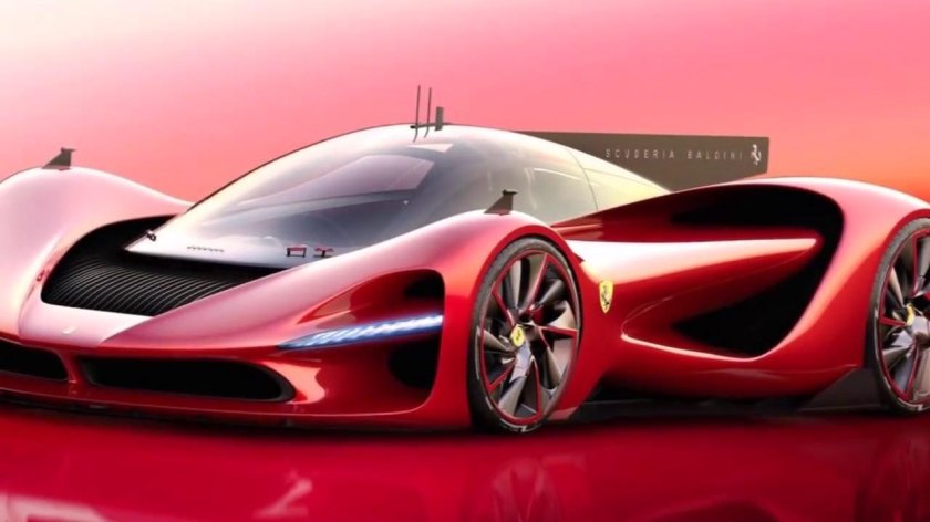 Ferrari f80 Concept гиперкар