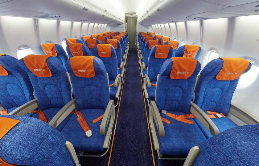 Сухой Суперджет салон