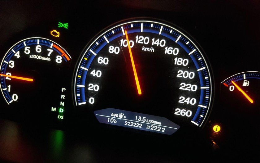 Honda Accord 7 спидометр