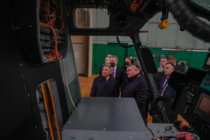 Хабиров и Минниханов в Кумертау