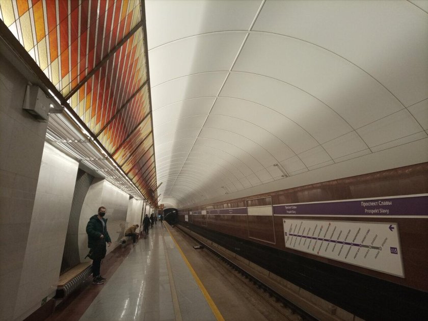 Станция метро проспект славы в санкт-петербурге
