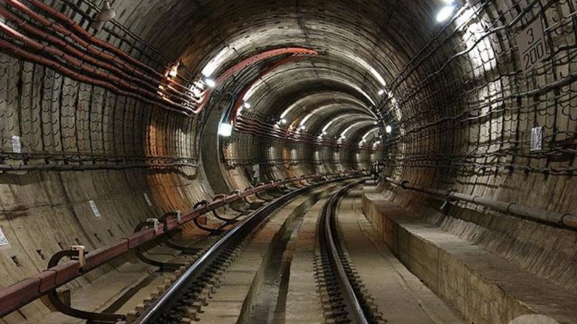 Тоннель метро станция Фрунзенская