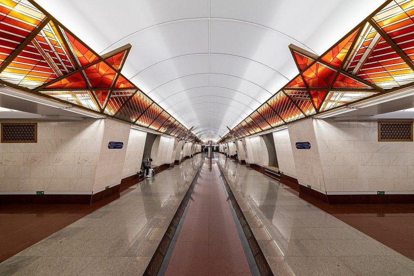 Станция проспект славы Санкт-Петербург