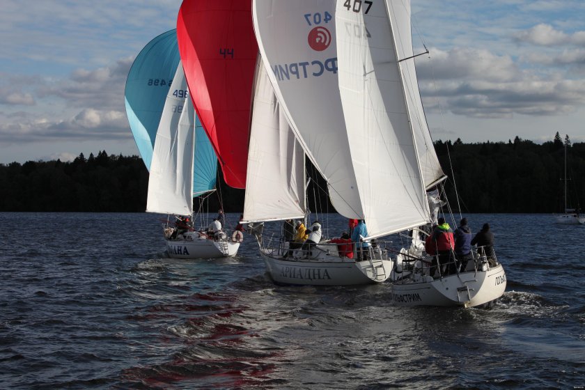 Регата на Клязьминском водохранилище