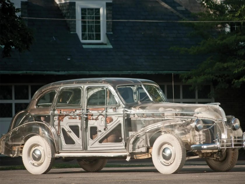 Pontiac plexiglas ghost car.